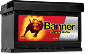 Banner Power Bull 74Ач обратная полярность P7412