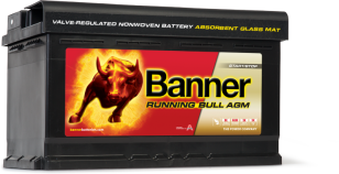 Banner Running Bull AGM Start-Stop 80Ач обратная полярность 58001