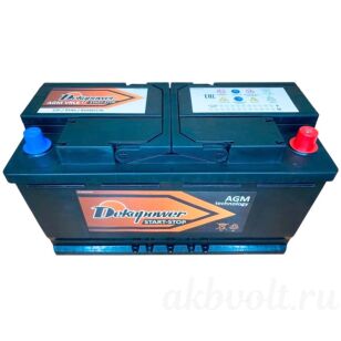 Deka Power AGM 95Ач 850A обратная полярность AGM-49R