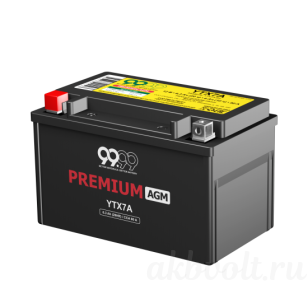 9999 PREMIUM AGM 6.3�� 90A ������ ���������� YTX7A