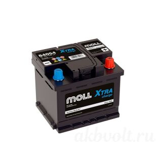Moll XTRA CHARGE 54Ач 520A обратная полярность