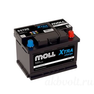 Moll XTRA CHARGE 60Ач 580А обратная полярность