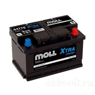 Moll XTRA CHARGE 70Ач 650А обратная полярность LB3