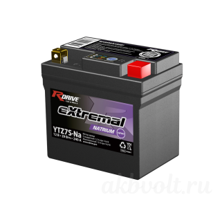RDrive eXtremal Natrium 2.4Ач 240A обратная полярность YTZ7S-Na