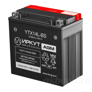  AGM 12.6 200   YTX14L-BS