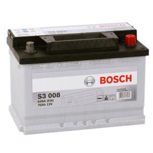 Bosch 70Ач обратная полярность S3 008