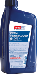 Тормозная жидкость EUROLUB Brake Fluid DOT4 1л 542001
