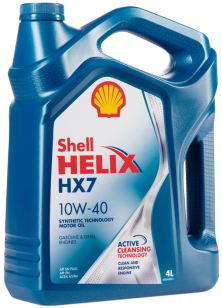    SHELL Helix HX7 10W40 4 550051575