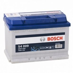 Bosch 74Ач прямая полярность S4 009