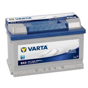 Varta Blue E43 72Ач обратная полярность 572409