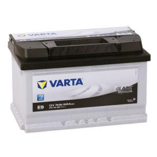 Varta Black E9 70   570144