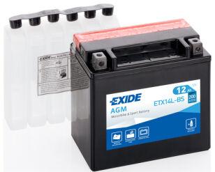 Exide 12   ETX14L-BS