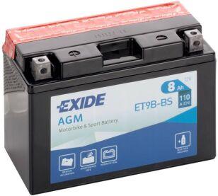 Exide 8   ET9B-BS