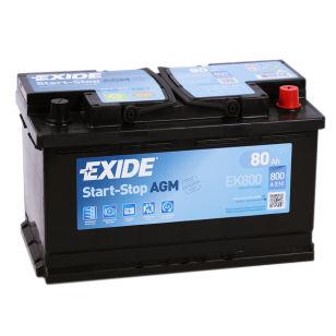 Exide AGM 80   EK800