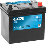 Exide EFB 60Ач обратная полярность EL604