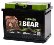 Tyumen BatBear 60Ач 550А обратная полярность