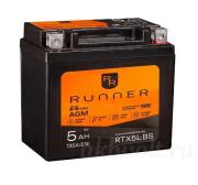 для мототехники RUNNER 5Ач 135А RTX5L-BS