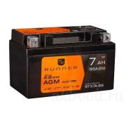 для мототехники RUNNER 7Ач 195А RTX7A-BS