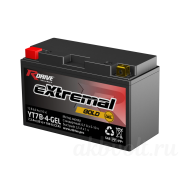 RDrive eXtremal Gold 7.2Ач 100А прямая полярность YT7B-4-GEL