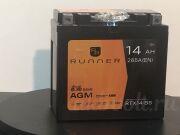 для мототехники RUNNER 14Ач 265А RTX14-BS