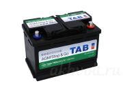 Tab AGM 70Ач 760А обратная полярность 0010006