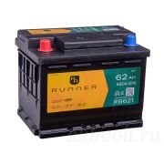 Runner 62Ач 580A прямая полярность RB621