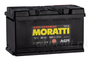Moratti AGM 80Ач обратная полярность 580116033