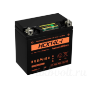 Bushido мото 15.5Ач 210А обратная полярность HCX14L-i