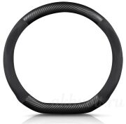 Оплетка IF форма D экокожа+карбон черный