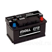 Moll EFB 78Ач 800А обратная полярность