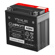 ИРКУТ AGM 12.6Ач 200А обратная полярность YTX14L-BS
