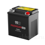 9999 PREMIUM AGM 30Ач 385A обратная полярность YIX30L
