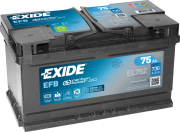 Exide EFB 75Ач обратная полярность EL752