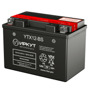 ИРКУТ AGM 10.5Ач прямая полярность YTX12-BS