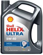 Масло моторное синтетическое Shell Helix Diesel Ultra 5W40 4 л 550040558