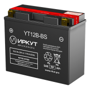 ИРКУТ AGM 10.5Ач прямая полярность YT12B-BS