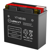 ИРКУТ AGM 12.6 Ач прямая полярность YT14B-BS