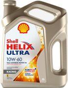 Масло моторное синтетическое SHELL Helix Ultra Racing 10W60 4л 550046412