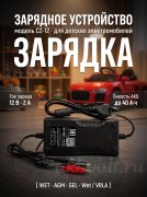 Зарядное устройство детских электромобилей RDrive Junior C2-12