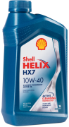 Масло моторное полусинтетическое SHELL Helix HX7 10W40 1л 550051574