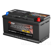 RDrive PHANTOM DIESEL 100Ач 940A обратная полярность EUD-100094LB5