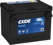 Exide Excell 55Ач прямая полярность (боковые клеммы) EB558