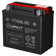 ИРКУТ AGM 18.9Ач обратная полярность YTX20L-BS