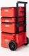 Ящик на колёсах для инструмента 6шт красный