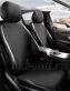 Накидка на сиденья автомобиля из эко-замша (1шт) черный