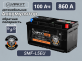 Аккумулятор ИРКУТ 100Ач 860А обратная полярность SMF-L5EU