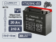 Аккумулятор ИРКУТ AGM 20Ач обратная полярность YTX20HL-BS