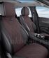 Накидка Premium для Mercedes-Benz из замши (2шт) коричневый
