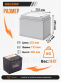 Аккумулятор Delkor 65Ач прямая полярность 75D23R