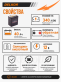 Аккумулятор Delkor 40Ач обратная полярность Del42B19L